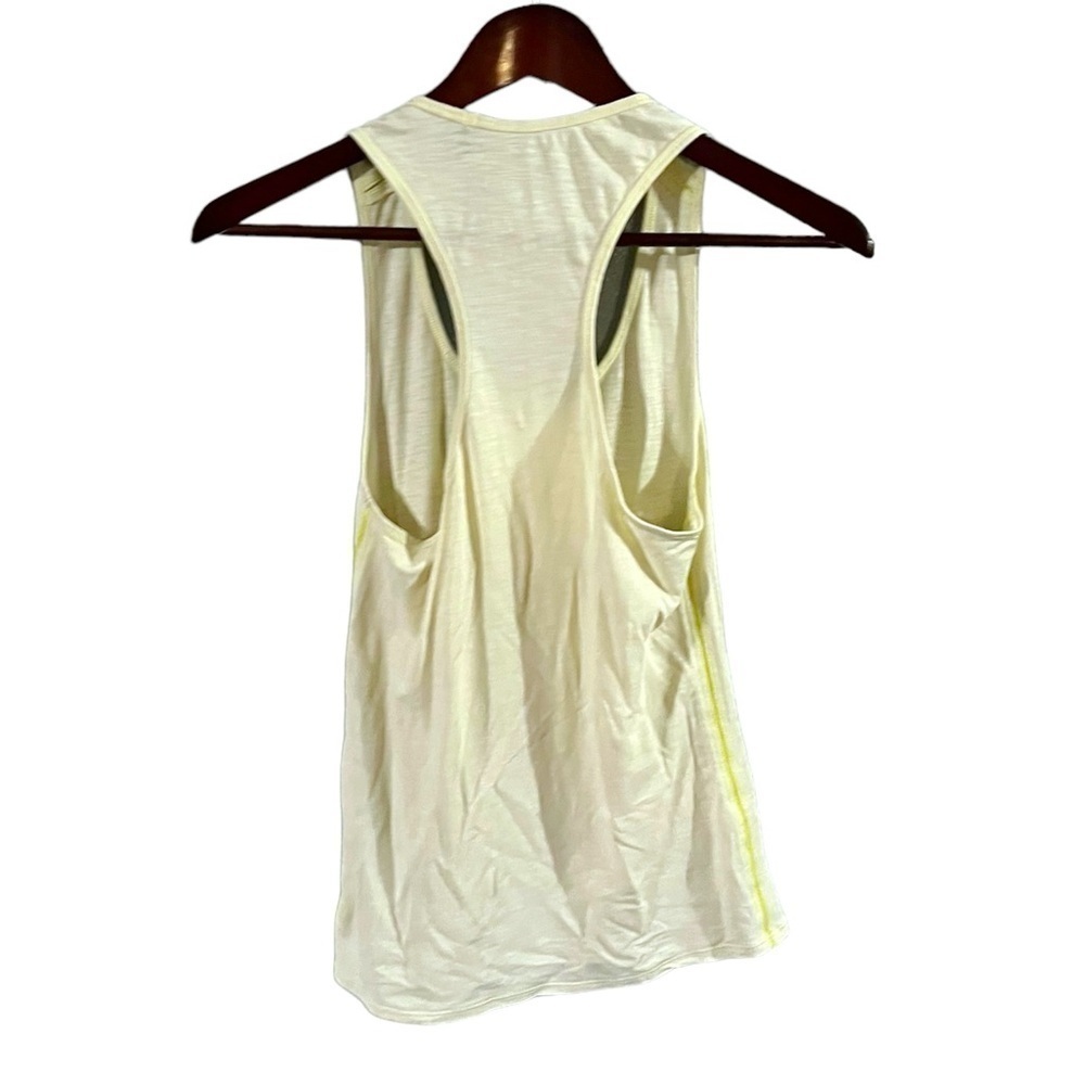 EUC Lululemon Athletica Light Yellow Racerback Athletic Lightweight Tank Top  S
